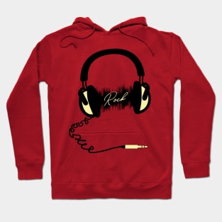 Headphone Audio Wave - Rock Hoodie